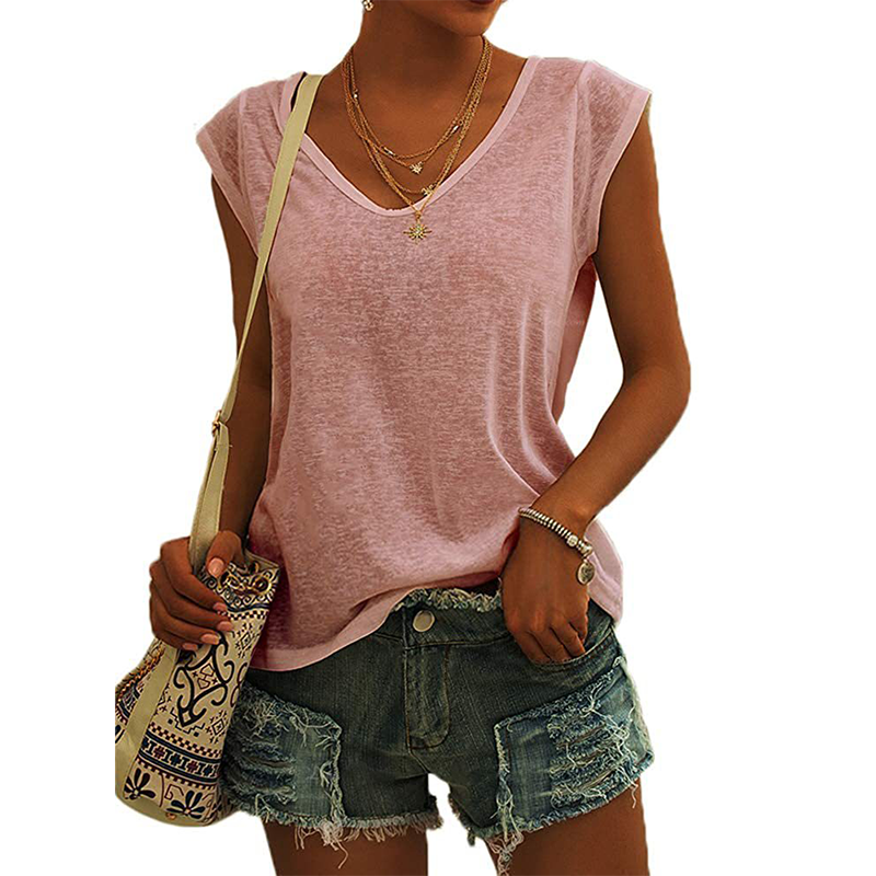 ⏳Time-Limited Special⏰Women's Casual V-Neck Loose Fit Tank Top