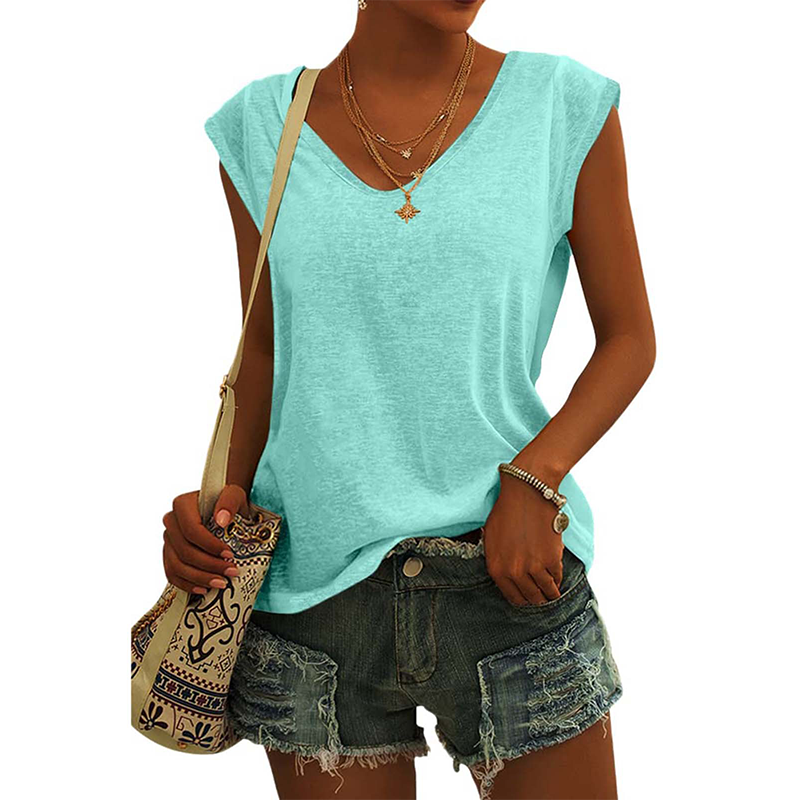 ⏳Time-Limited Special⏰Women's Casual V-Neck Loose Fit Tank Top