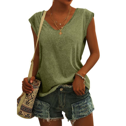 ⏳Time-Limited Special⏰Women's Casual V-Neck Loose Fit Tank Top