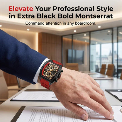 ⏳Time-Limited Special⏰Men's Tonneau Quartz Watch – Retro, Premium, Minimalist ✨