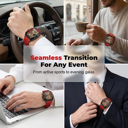 ⏳Time-Limited Special⏰Men's Tonneau Quartz Watch – Retro, Premium, Minimalist ✨