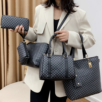 ⏳Time-Limited Special⏰Stylish 6-in-1 Mother & Baby Bag Set – Printed, Versatile Shoulder, Crossbody & Handbag for Everyday Use 🌿
