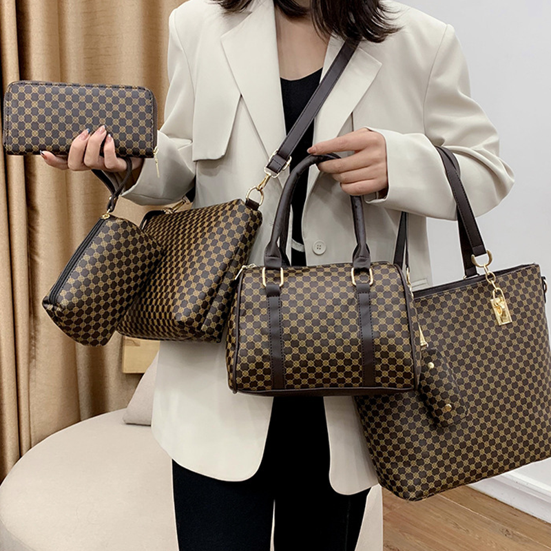 ⏳Time-Limited Special⏰Stylish 6-in-1 Mother & Baby Bag Set – Printed, Versatile Shoulder, Crossbody & Handbag for Everyday Use 🌿