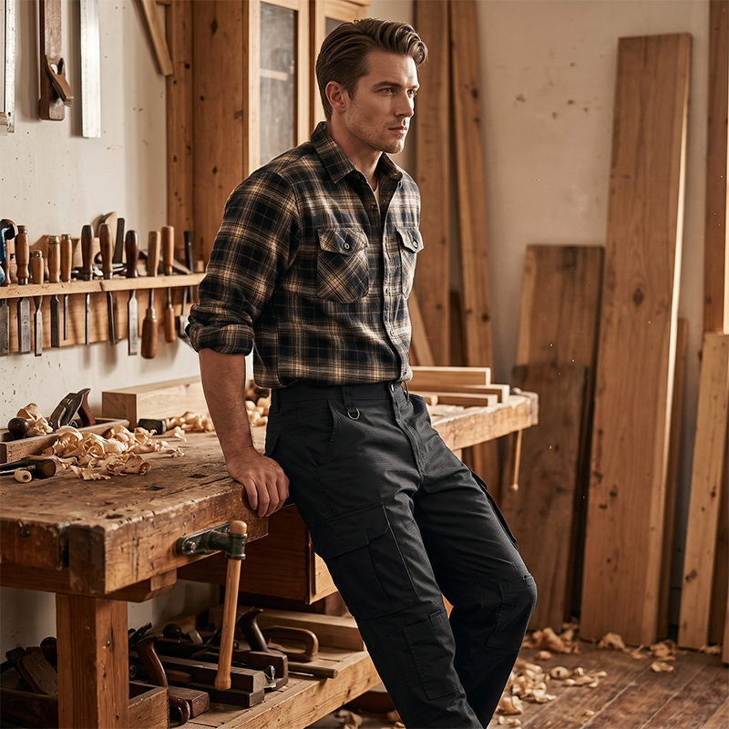 ⏳Time-Limited Special⏰Men's Classic Cargo Pants – Durable Multi-Pocket & Straight-Leg – Outdoor & Work Essential 🛠️