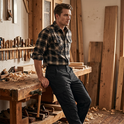 ⏳Time-Limited Special⏰Men's Classic Cargo Pants – Durable Multi-Pocket & Straight-Leg – Outdoor & Work Essential 🛠️