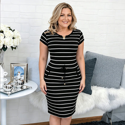 ⏳Time-Limited Special⏰Women's Summer Striped Dress with Pockets