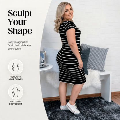⏳Time-Limited Special⏰Women's Summer Striped Dress with Pockets
