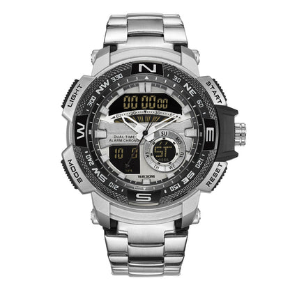 ⏳Time-Limited Special⏰Men's Dual-Display Sports Watch – Analog-Digital, 3ATM Waterproof, Multi-Function ⏱️