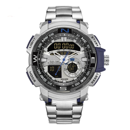 ⏳Time-Limited Special⏰Men's Dual-Display Sports Watch – Analog-Digital, 3ATM Waterproof, Multi-Function ⏱️