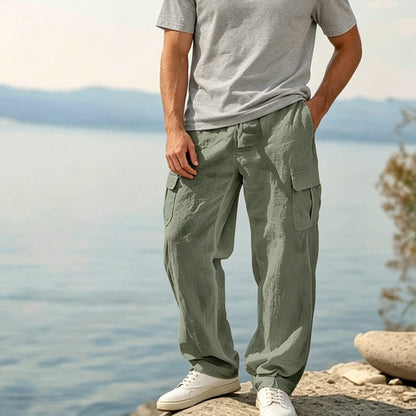 ⏳Time-Limited Special⏰Men's Cotton Linen Cargo Pants