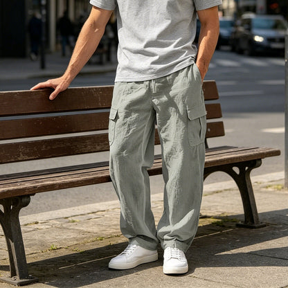⏳Time-Limited Special⏰Men's Cotton Linen Cargo Pants