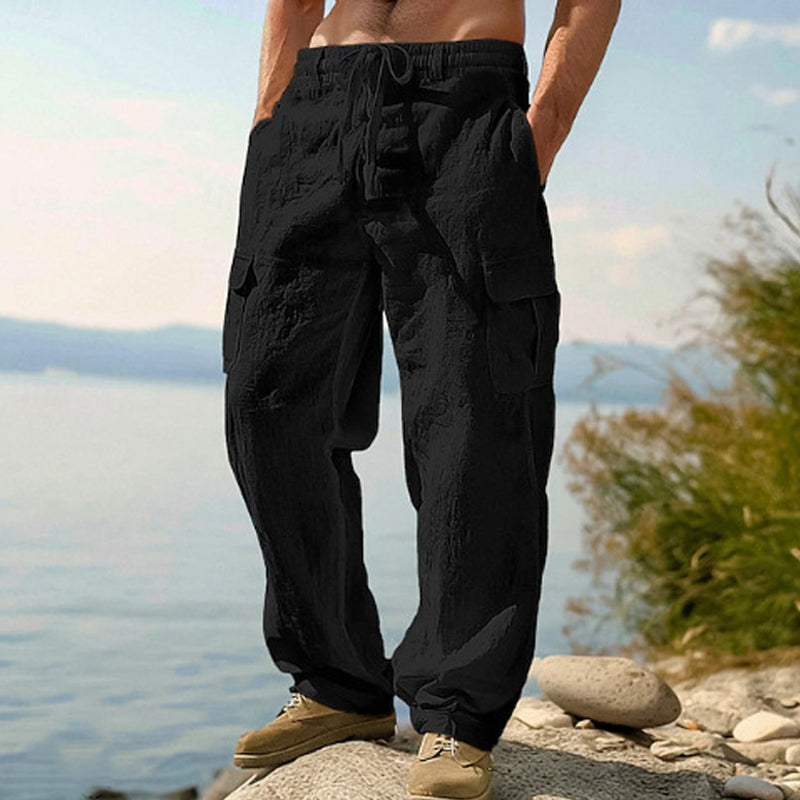 ⏳Time-Limited Special⏰Men's Cotton Linen Cargo Pants