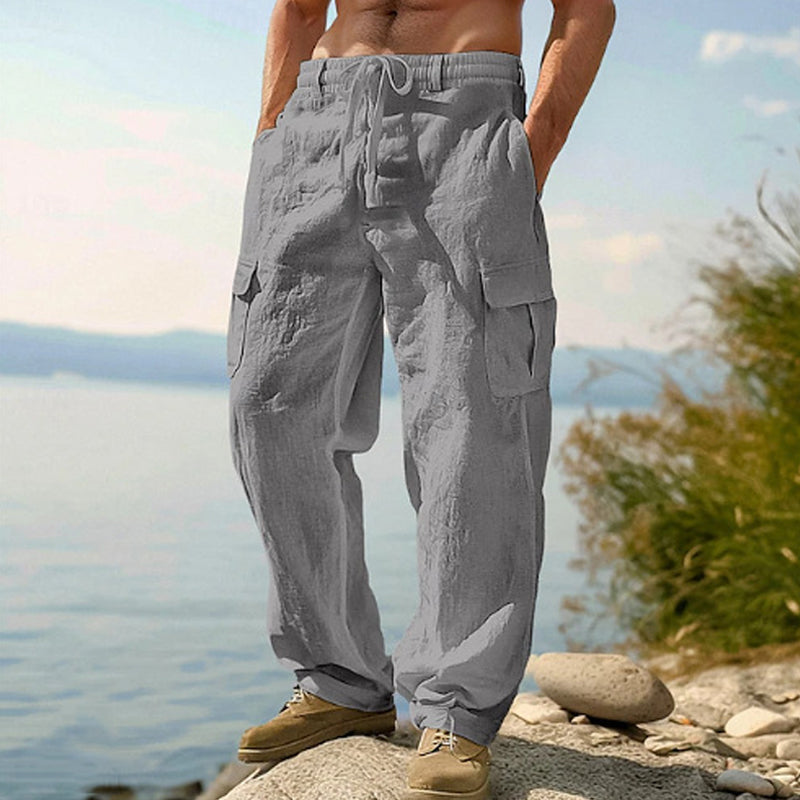 ⏳Time-Limited Special⏰Men's Cotton Linen Cargo Pants