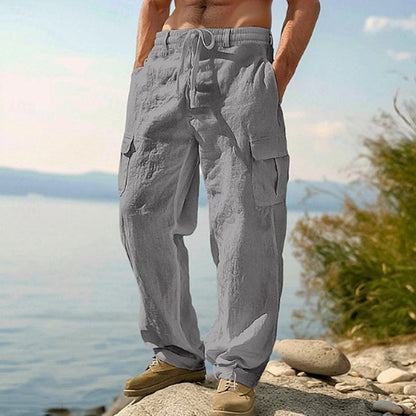 ⏳Time-Limited Special⏰Men's Cotton Linen Cargo Pants