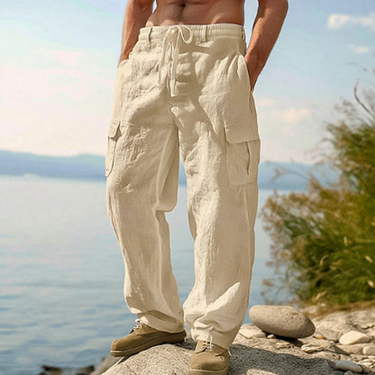 ⏳Time-Limited Special⏰Men's Cotton Linen Cargo Pants