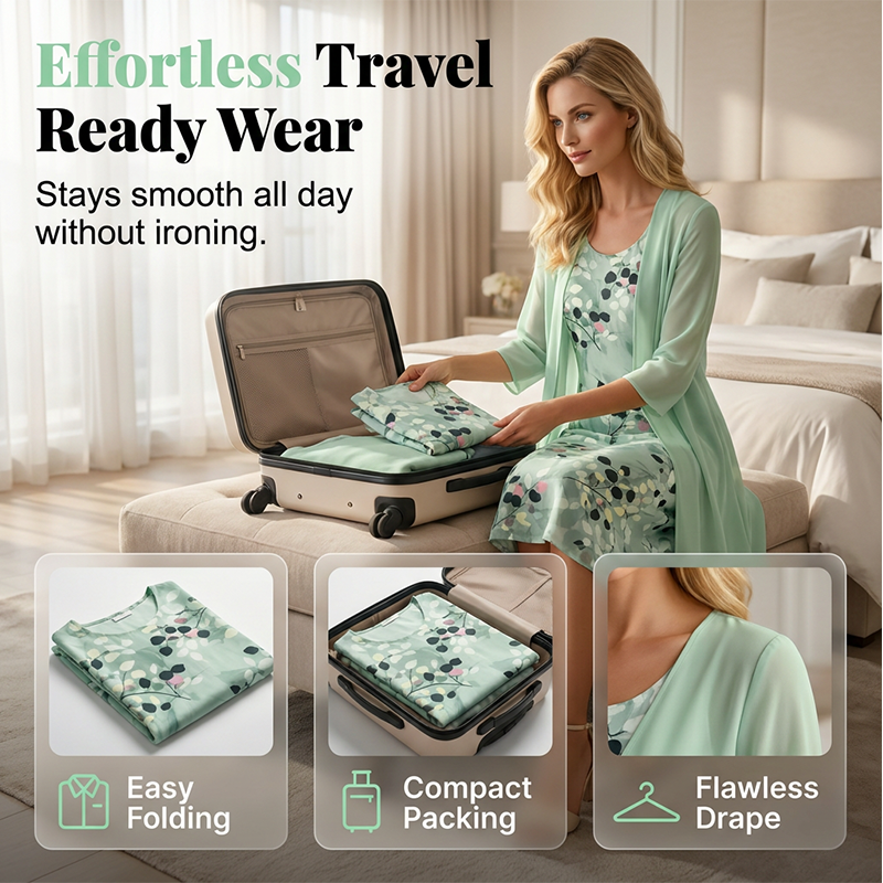 ⏳Time-Limited Special⏰Women's Elegant Chiffon Dress & Cardigan 2-Piece Set
