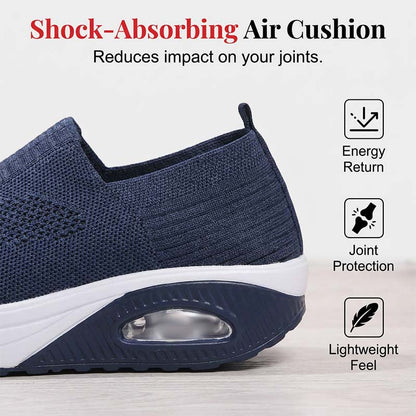 ⏳Time-Limited Special⏰Air Cushion Slip-On Walking Shoes – Breathable, Shock-Absorbing, All-Day Comfort 🌿