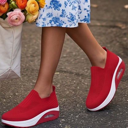 ⏳Time-Limited Special⏰Air Cushion Slip-On Walking Shoes – Breathable, Shock-Absorbing, All-Day Comfort 🌿