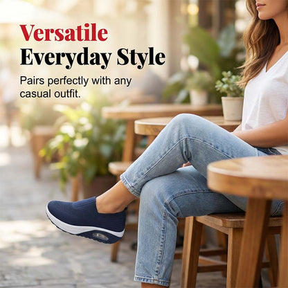 ⏳Time-Limited Special⏰Air Cushion Slip-On Walking Shoes – Breathable, Shock-Absorbing, All-Day Comfort 🌿