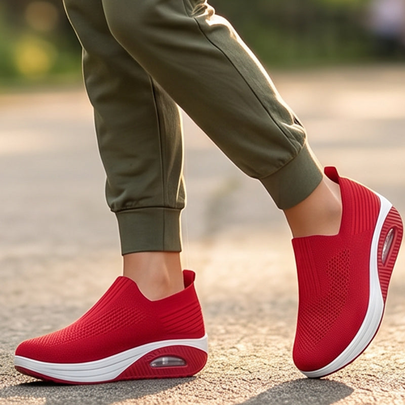 ⏳Time-Limited Special⏰Air Cushion Slip-On Walking Shoes – Breathable, Shock-Absorbing, All-Day Comfort 🌿