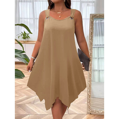 ⏳Time-Limited Special⏰Women's Sleeveless Dress with Asymmetrical Hem