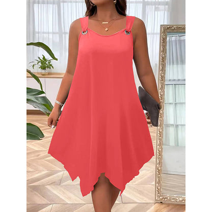⏳Time-Limited Special⏰Women's Sleeveless Dress with Asymmetrical Hem