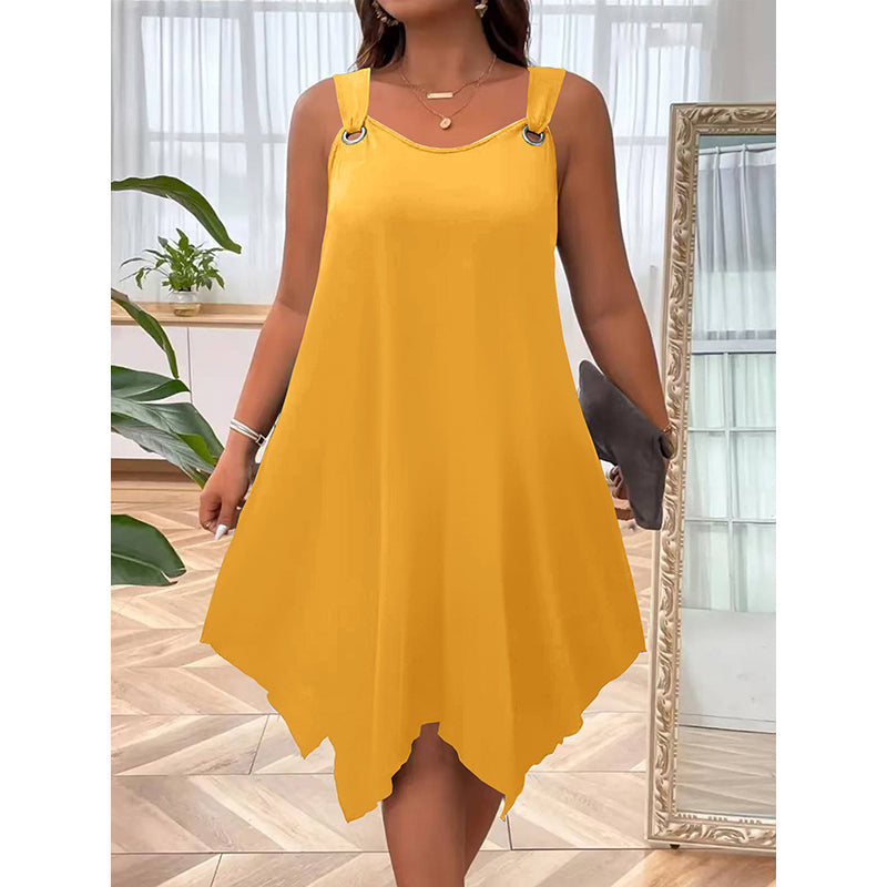 ⏳Time-Limited Special⏰Women's Sleeveless Dress with Asymmetrical Hem