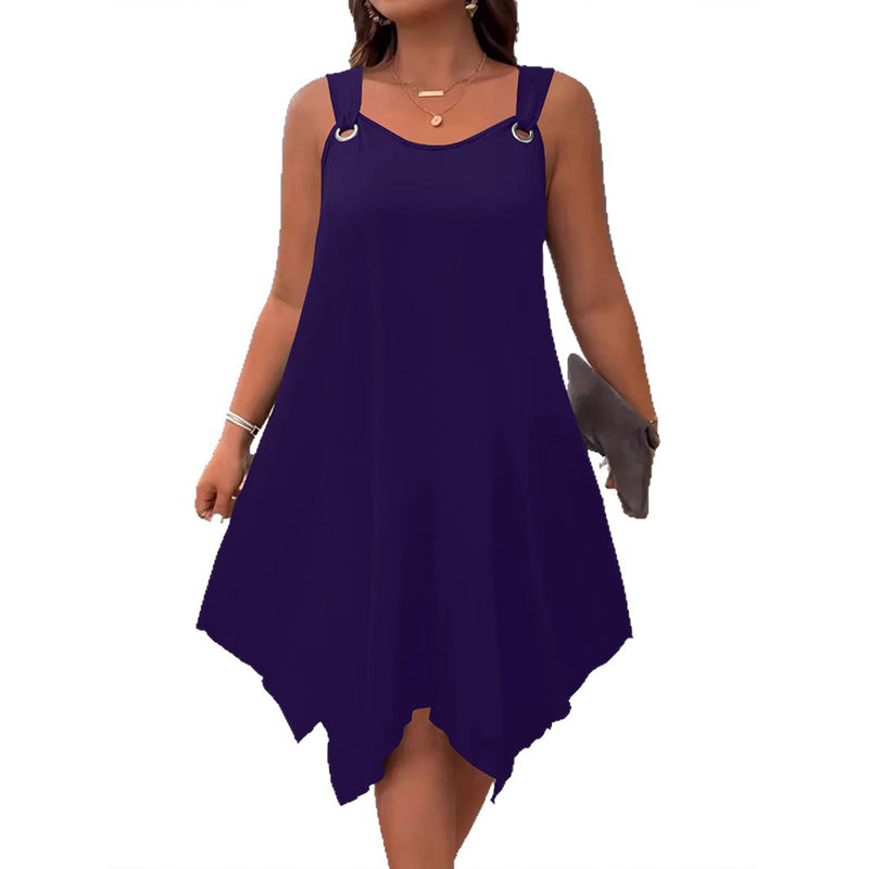 ⏳Time-Limited Special⏰Women's Sleeveless Dress with Asymmetrical Hem