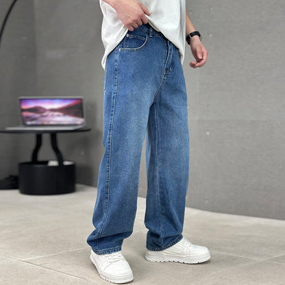 ⏳Time-Limited Special⏰Men's Loose Fit Straight Leg Pants with Classic Pockets