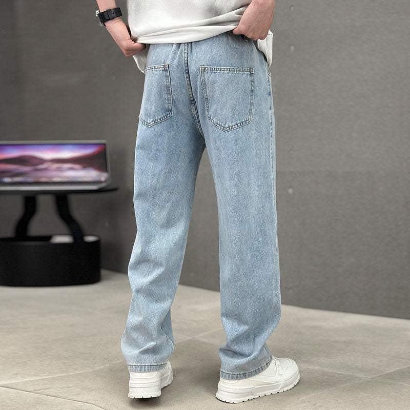 ⏳Time-Limited Special⏰Men's Loose Fit Straight Leg Pants with Classic Pockets