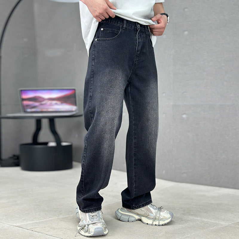 ⏳Time-Limited Special⏰Men's Loose Fit Straight Leg Pants with Classic Pockets