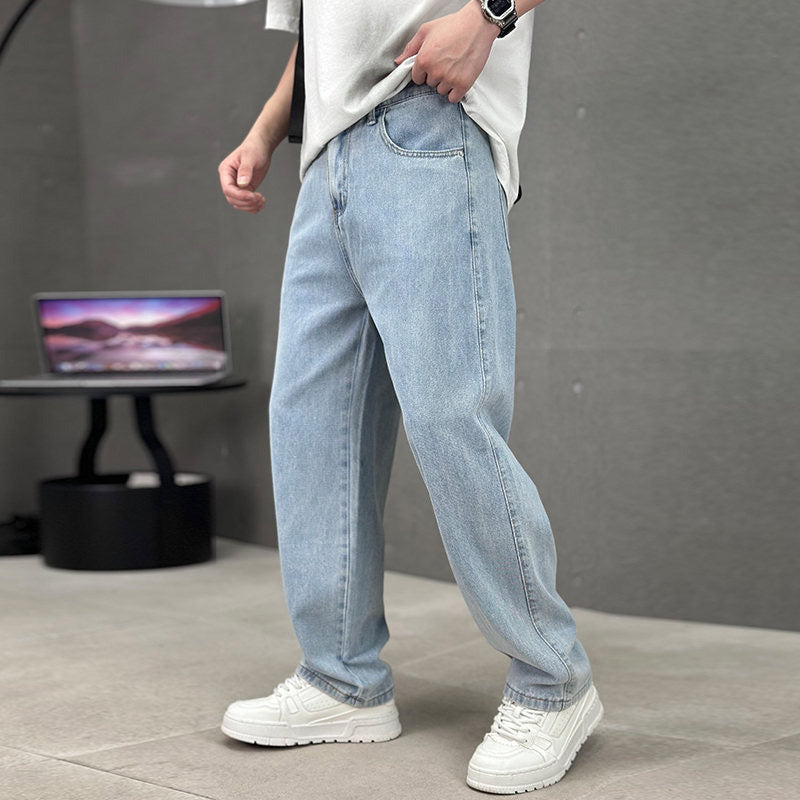 ⏳Time-Limited Special⏰Men's Loose Fit Straight Leg Pants with Classic Pockets