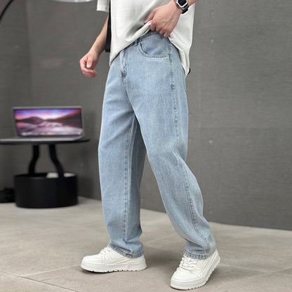 ⏳Time-Limited Special⏰Men's Loose Fit Straight Leg Pants with Classic Pockets