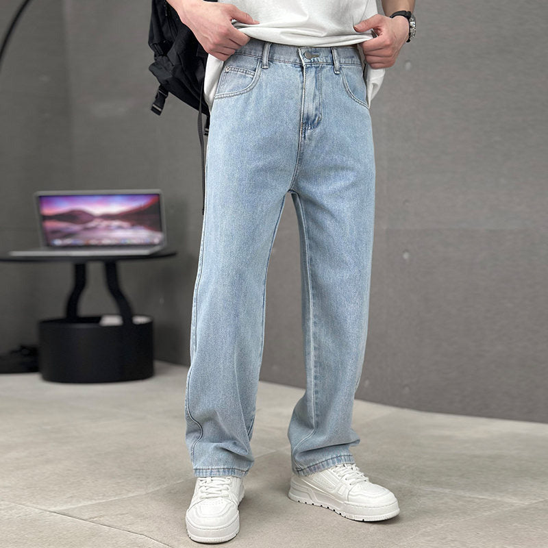 ⏳Time-Limited Special⏰Men's Loose Fit Straight Leg Pants with Classic Pockets