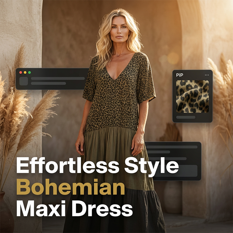 ⏳Time-Limited Special⏰Women's Elegant Bohemian Maxi Dress