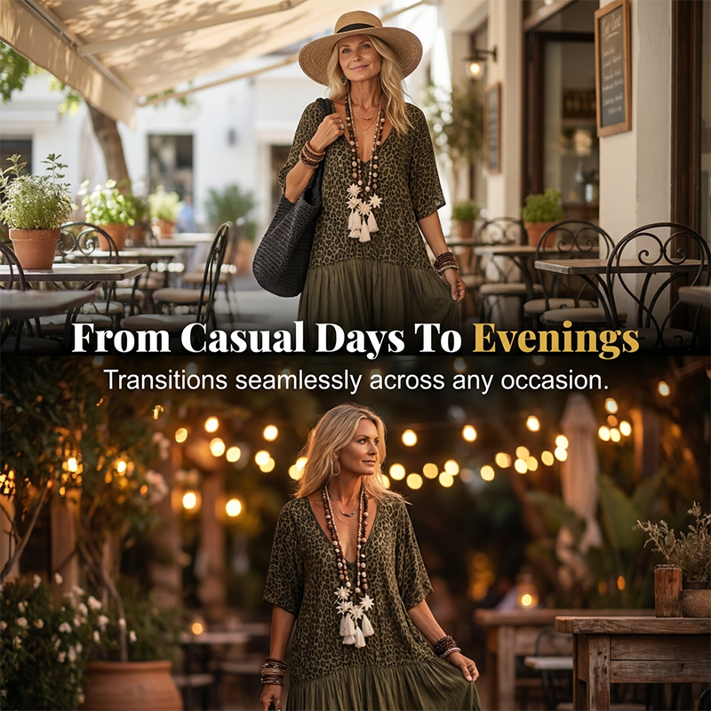 ⏳Time-Limited Special⏰Women's Elegant Bohemian Maxi Dress