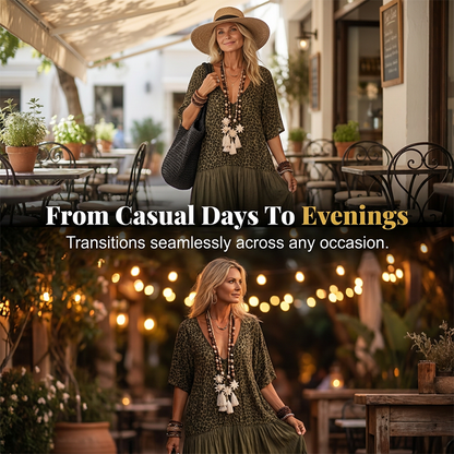 ⏳Time-Limited Special⏰Women's Elegant Bohemian Maxi Dress