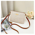 ⏳Time-Limited Special⏰Women's Woven Straw Shoulder Clutch Bag – Lightweight, Versatile, Metallic Accents ✨