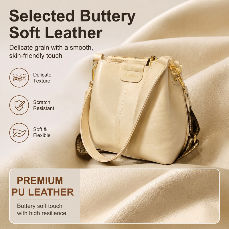 ⏳Time-Limited Special⏰Women's Vintage Large-Capacity Shoulder Bucket Bag – Spacious, Stylish & Perfect for Daily Commute – Elegant, Versatile & Timeless 💫
