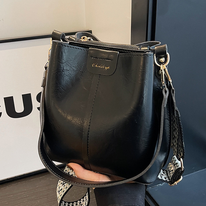 ⏳Time-Limited Special⏰Women's Vintage Large-Capacity Shoulder Bucket Bag – Spacious, Stylish & Perfect for Daily Commute – Elegant, Versatile & Timeless 💫