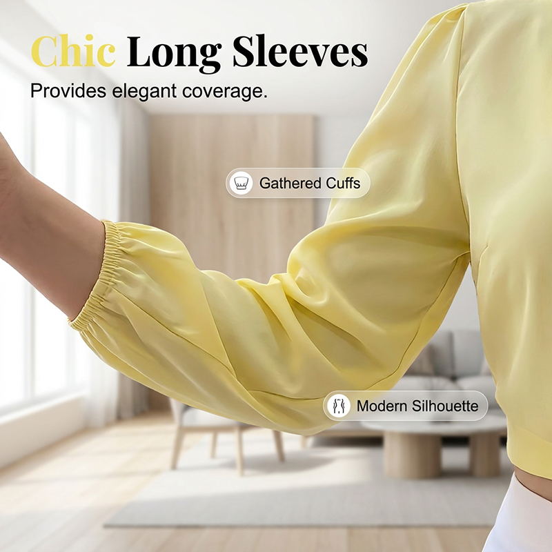 ⏳Time-Limited Special⏰Women's Elegant V-Neck Tie-Waist Top – Adjustable Fit & Premium Soft Fabric – Versatile Chic 👠
