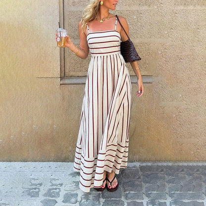 ⏳Time-Limited Special⏰Slimming Stripe Cami Maxi Dress | Visually Elongating | A Flattering Fit for All