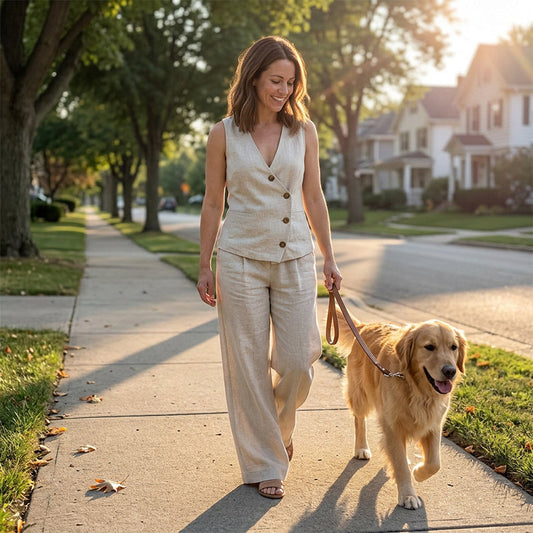 ⏳Time-Limited Special⏰Women's Elegant Vest & Pants 2-Piece Set