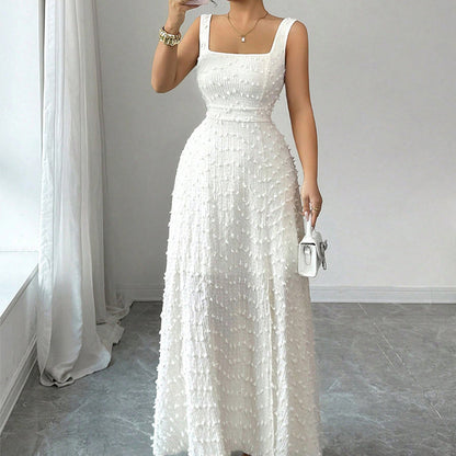 ⏳Time-Limited Special⏰Women's Sleeveless Square Neck Split Maxi Dress