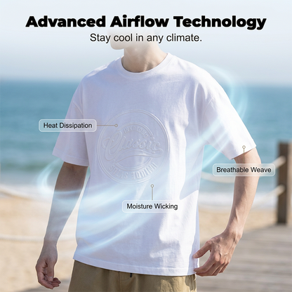 ⏳Time-Limited Special⏰Men's Loose Fit Short Sleeve Top