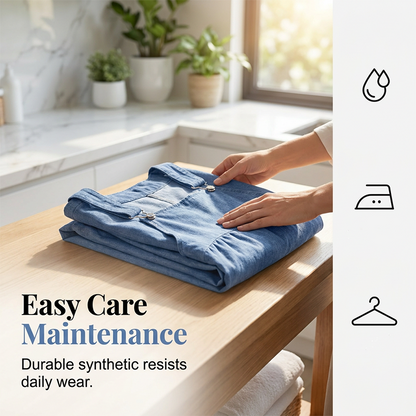 ⏳Time-Limited Special⏰Women's Casual Overall Pinafore Dress – Faux Denim, Loose Fit, Versatile ✨