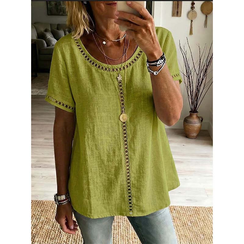 ⏳Time-Limited Special⏰Women's Casual Bohemian Style Hollow-Out Top