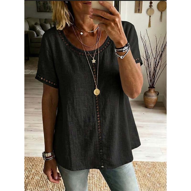 ⏳Time-Limited Special⏰Women's Casual Bohemian Style Hollow-Out Top