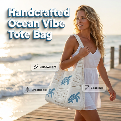 ⏳Time-Limited Special⏰Turtle Pattern Crochet Tote Bag
