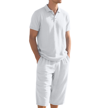 ⏳Time-Limited Special⏰Casual linen shirt and pants set for men – Lightweight, breathable, and relaxed fit – Perfect for summer, vacation, or the office – Natural, effortless look 👖